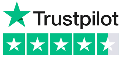 We are rated 4.7 on Trustpilot, click here to view and rate